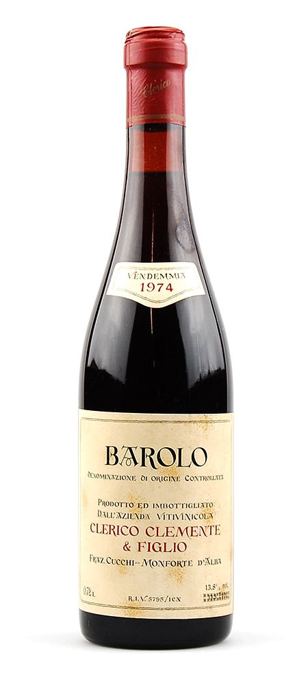 Wein 1974 Barolo Clemente Clerico & Figlio