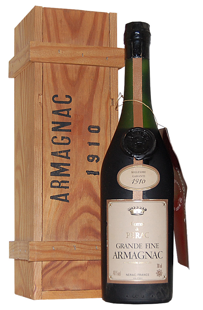 Armagnac 1910 Comte de Perac