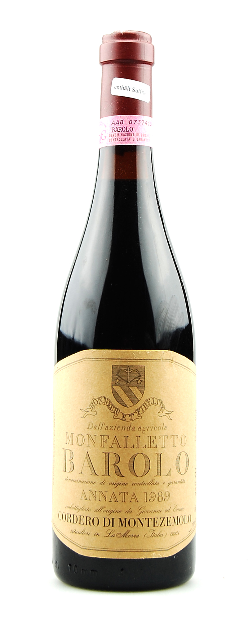 Wein 1989 Barolo Montezemolo podere Monfalletto