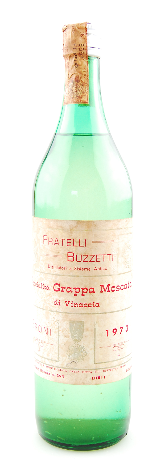 Grappa 1973 Moscata di Vinaccia Fratelli Buzzetti