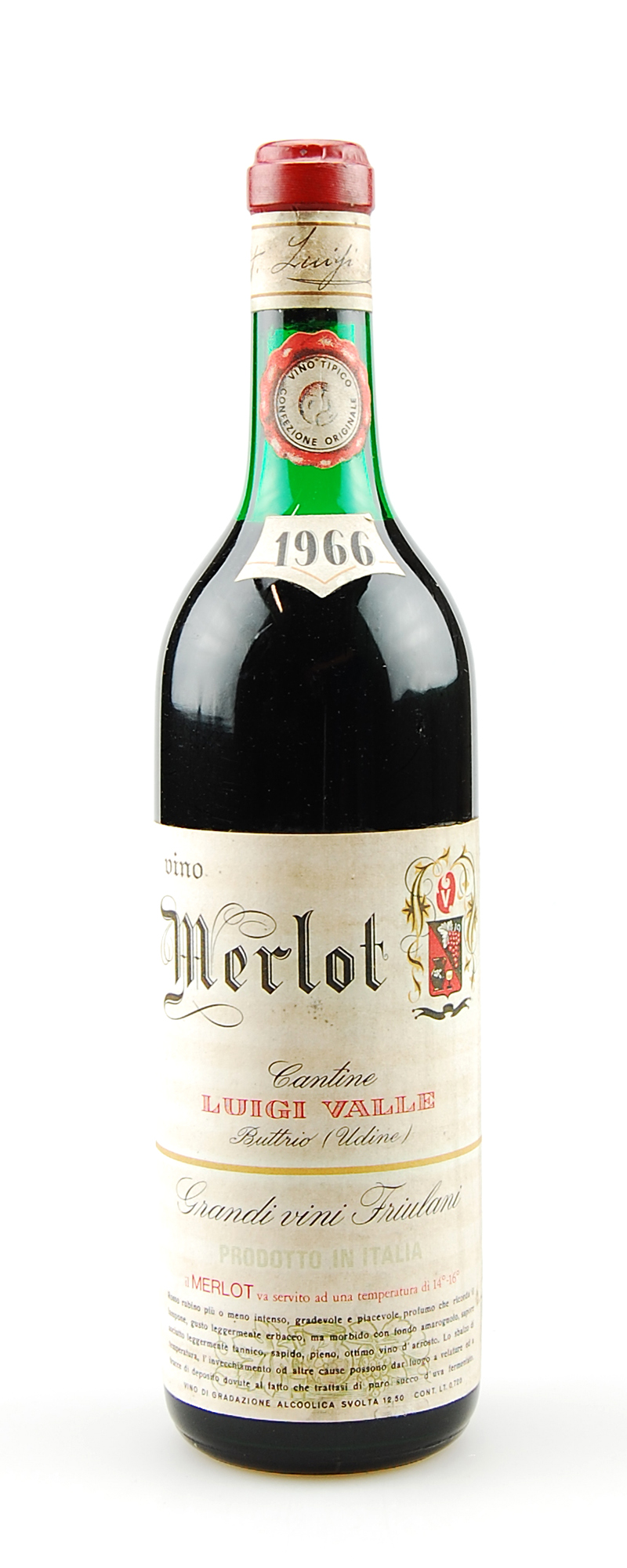 Wein 1966 Merlot Luigi Valle