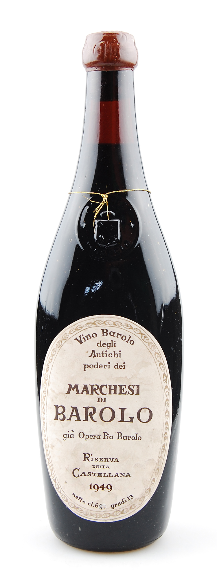 Wein 1949 Barolo Riserva Marchesi di Barolo Gia Opera