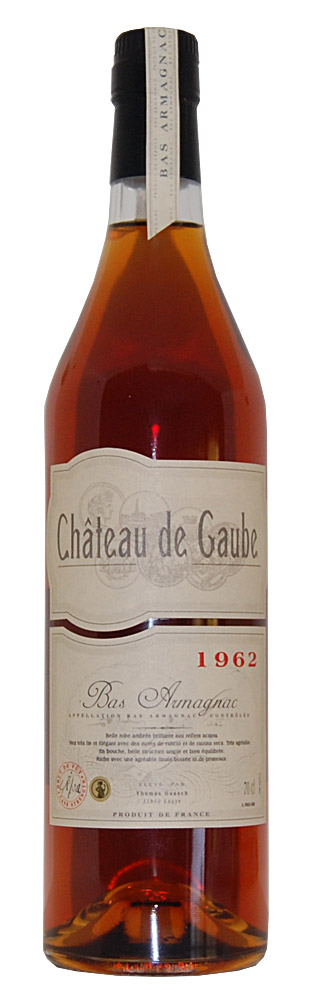 Armagnac 1962 Bas-Armagnac Chateau de Gaube