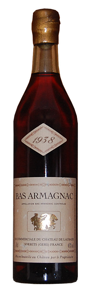 Armagnac 1938 Bas-Armagnac Chateau de Laubade