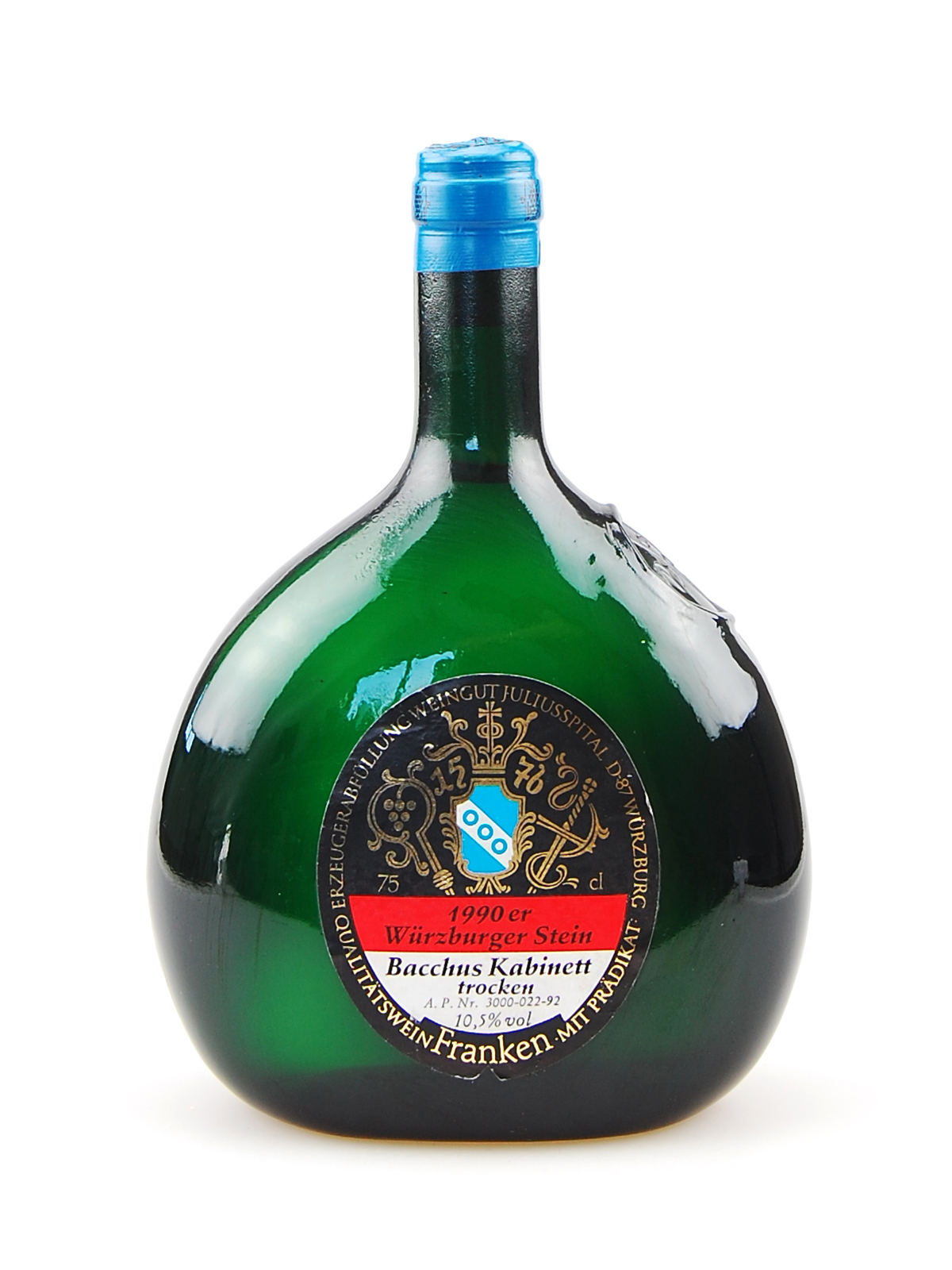 Wein 1990 Würzburger Stein Julius Spital Bacchus