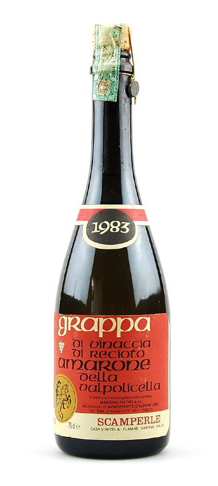Grappa 1983 Casa Vinicola Scamperle Invecchiata