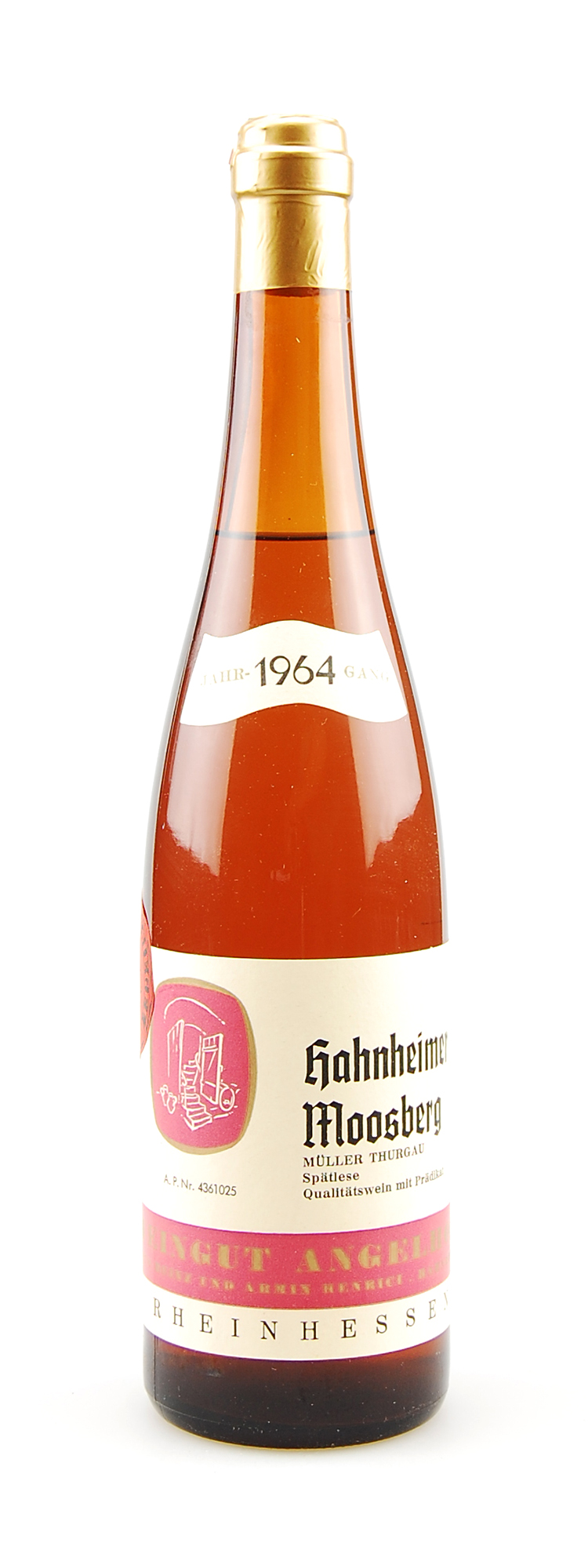 Wein 1964 Hahnheimer Moosberg Spätlese