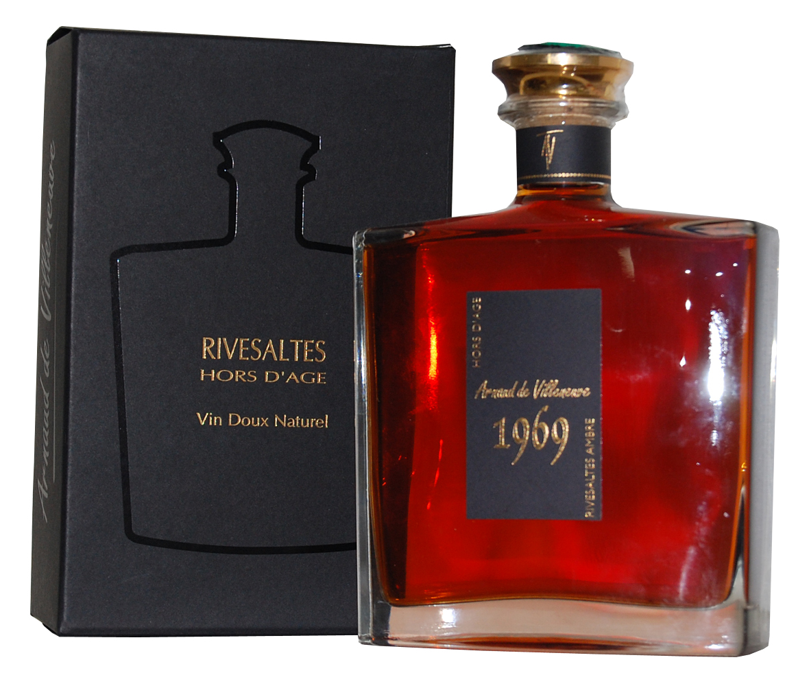 Wein 1969 Rivesaltes Arnauld de Villeneuve in Karaffe