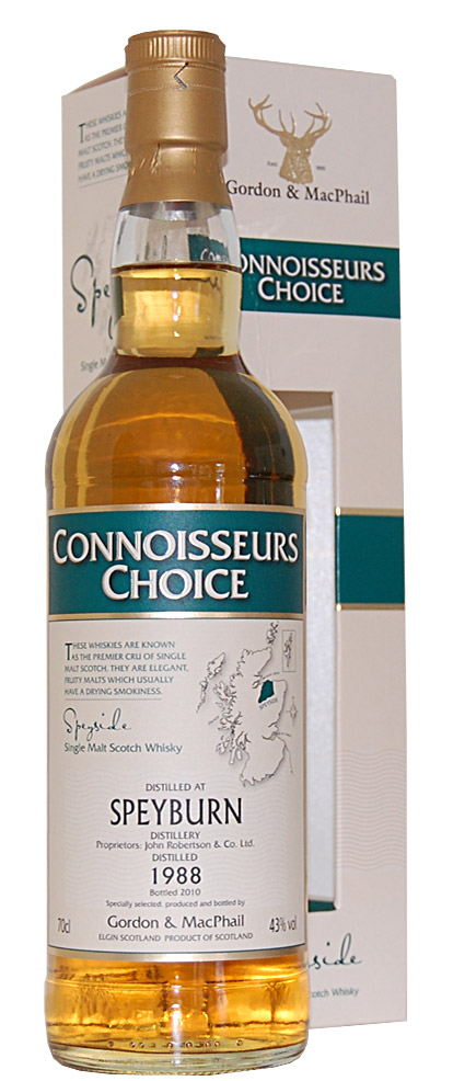 Whisky 1988 Speyburn Speyside Single Malt Scotch