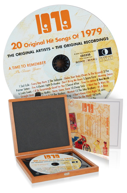 CD 1979 Musik-Hits in Luxusbox