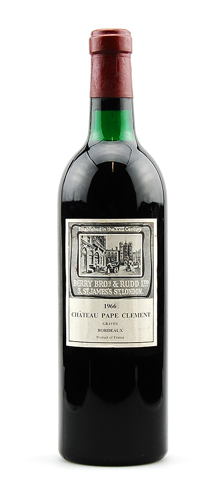 Wein 1966 Chateau Pape Clement Appelation Graves