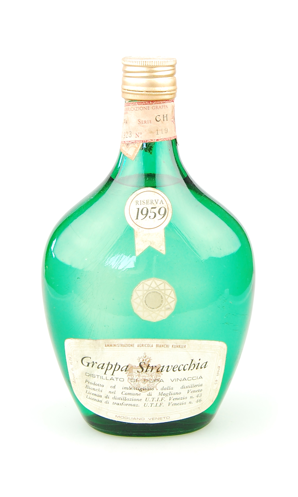 Grappa 1959 Mogliano Riserva Stravecchia
