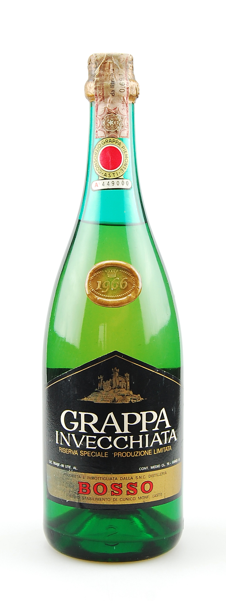 Grappa 1966 Bosso Invecchiata Riserva Speciale Limitata