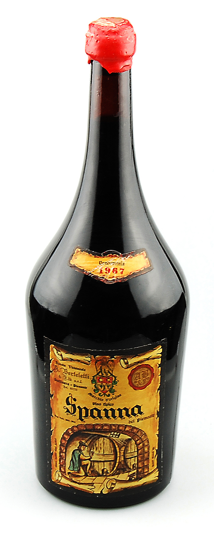 Wein 1967 Spanna Castello di Lozzolo Berteletti 3,8 Liter