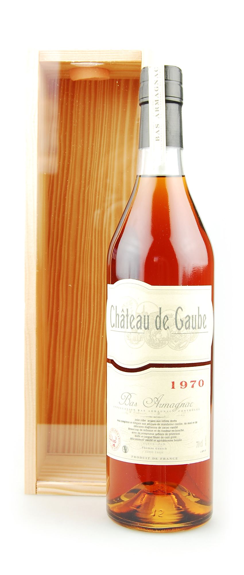 Armagnac 1970 Bas-Armagnac Chateau de Gaube