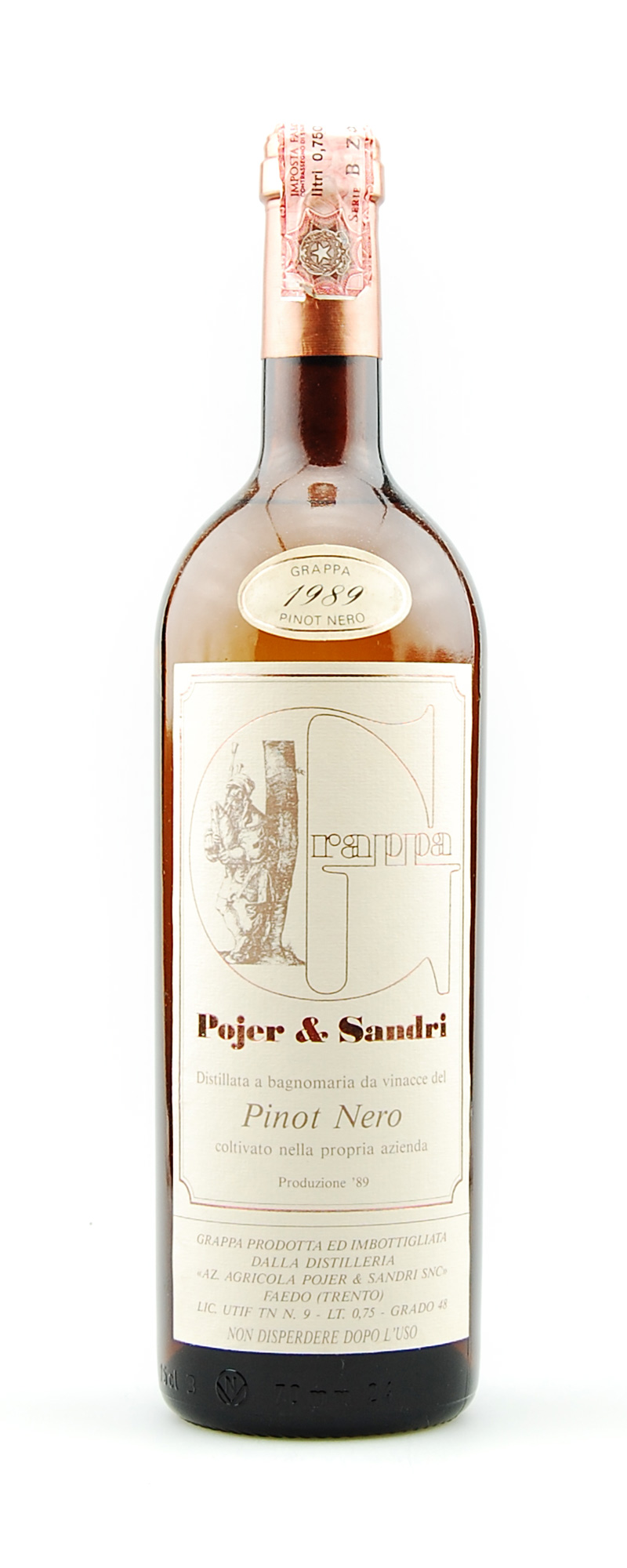 Grappa 1989 Pinot Nero Pojer & Sandri