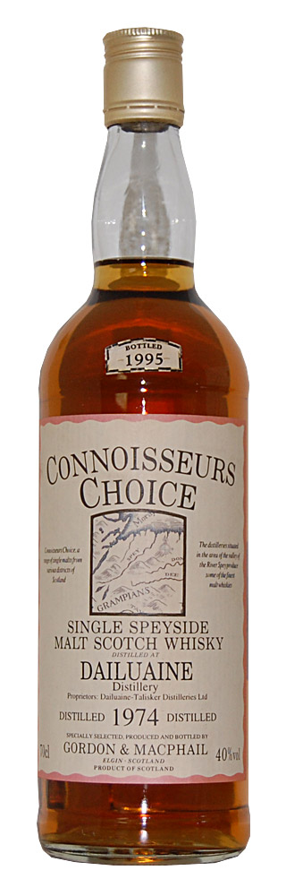 Whisky 1974 Dailuaine Single Speyside Malt Whisky