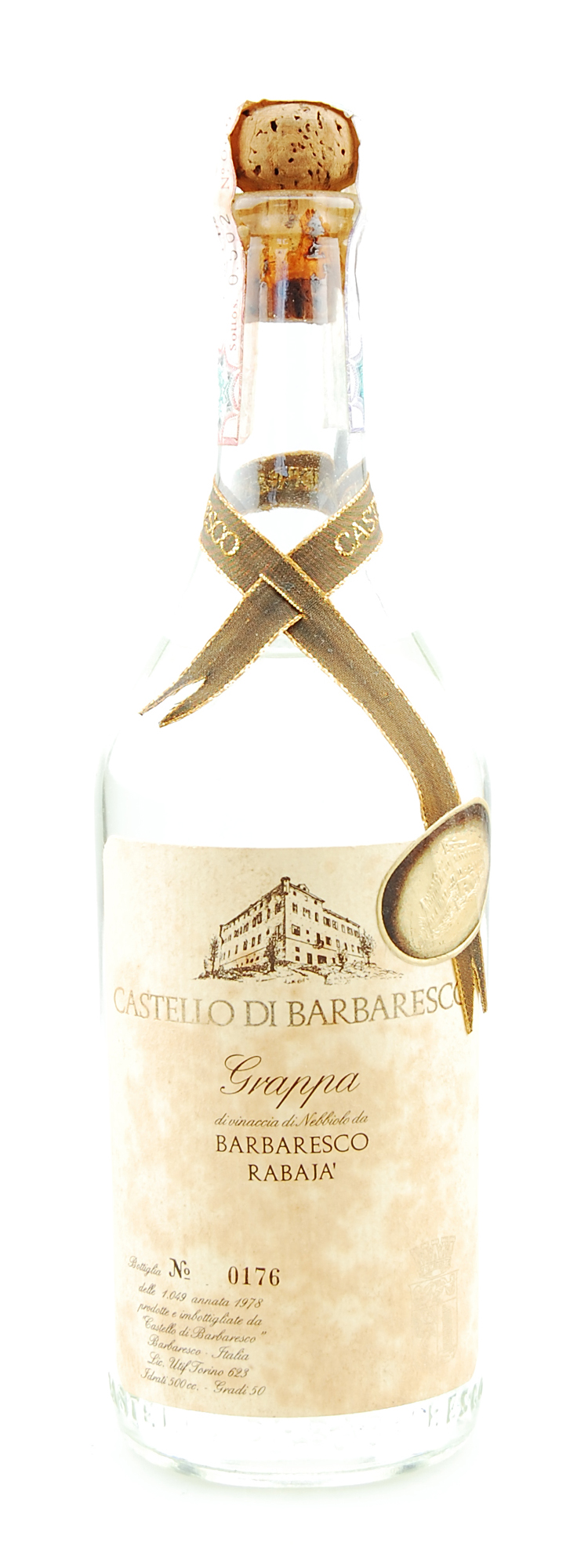 Grappa 1978 Barbaresco Rabaja Castello di Barbaresco