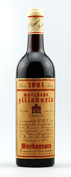 Wein 1961 Barbaresco Marchese Villadoria Riserva