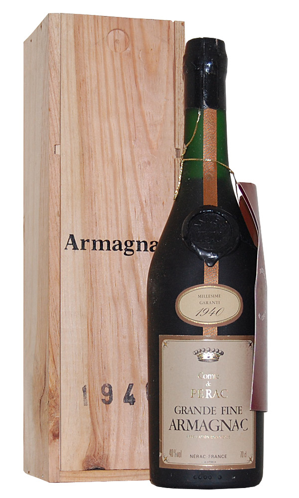 Armagnac 1940 Comte de Perac
