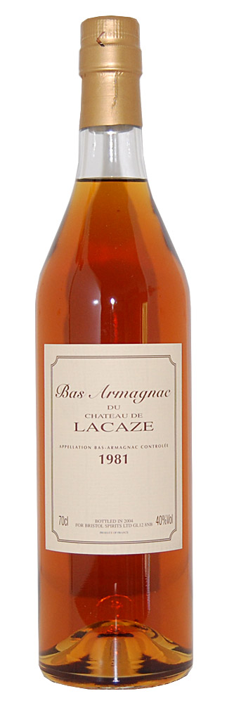 Armagnac 1981 Bas-Armagnac du Chateau de Lacaze