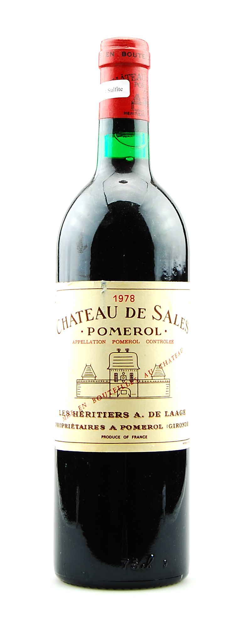 Wein 1978 Chateau de Sales Appelation Pomerol