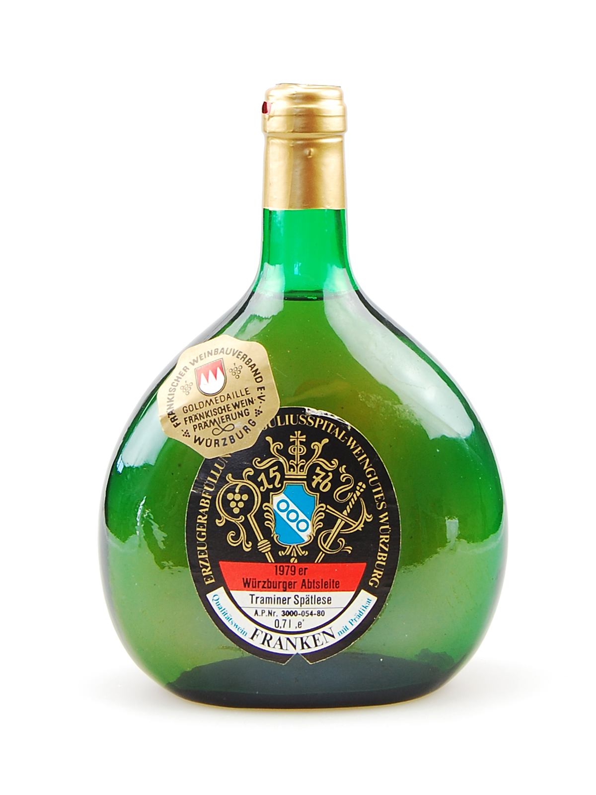 Wein 1979 Würzburger Abtsleite Traminer Spätlese