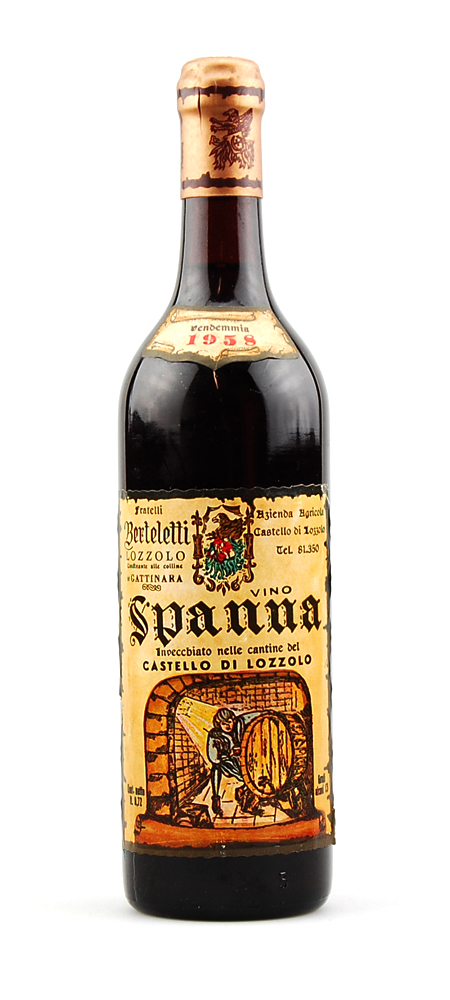 Wein 1958 Spanna Berteletti Castello di Lozzolo