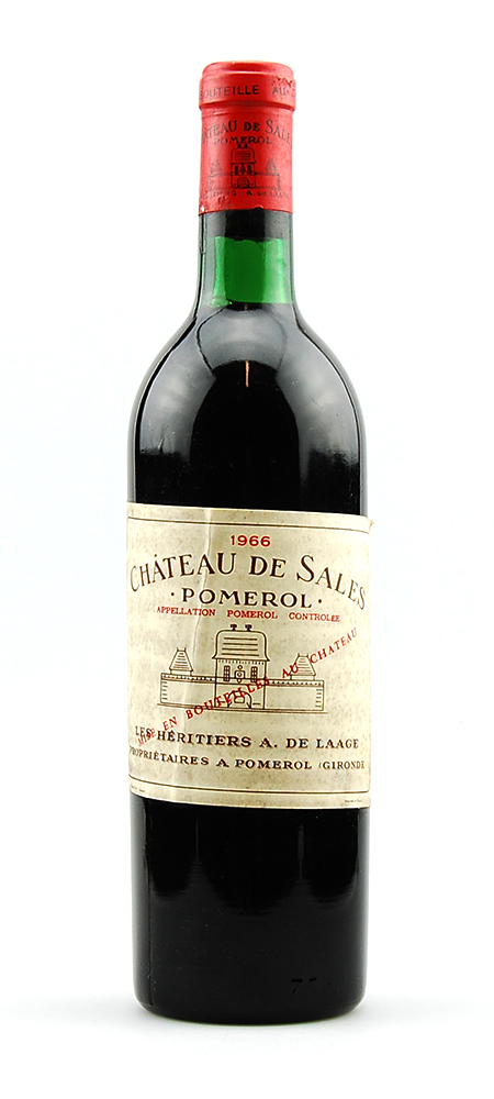 Wein 1966 Chateau de Sales Appelation Pomerol
