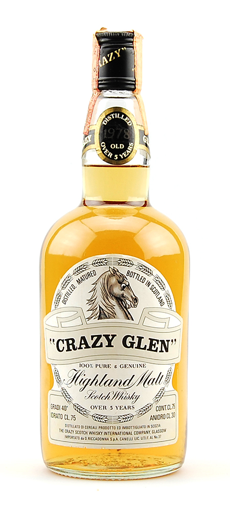 Whisky 1978 Crazy Glen Highland Malt 5 years old