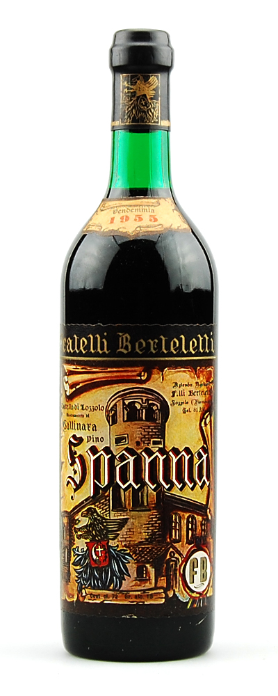 Wein 1955 Spanna Berteletti Castello di Lozzolo