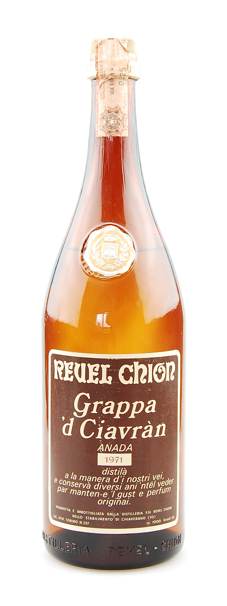 Grappa 1971 a Ciavran Revel Chion