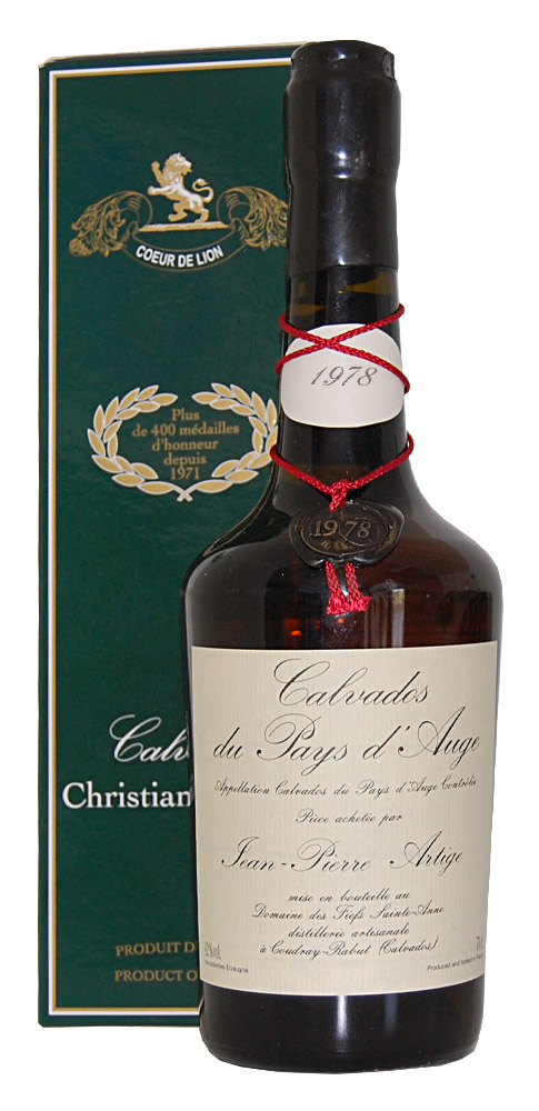 Calvados 1978 Christian Drouin Marquis de Saint-Loup