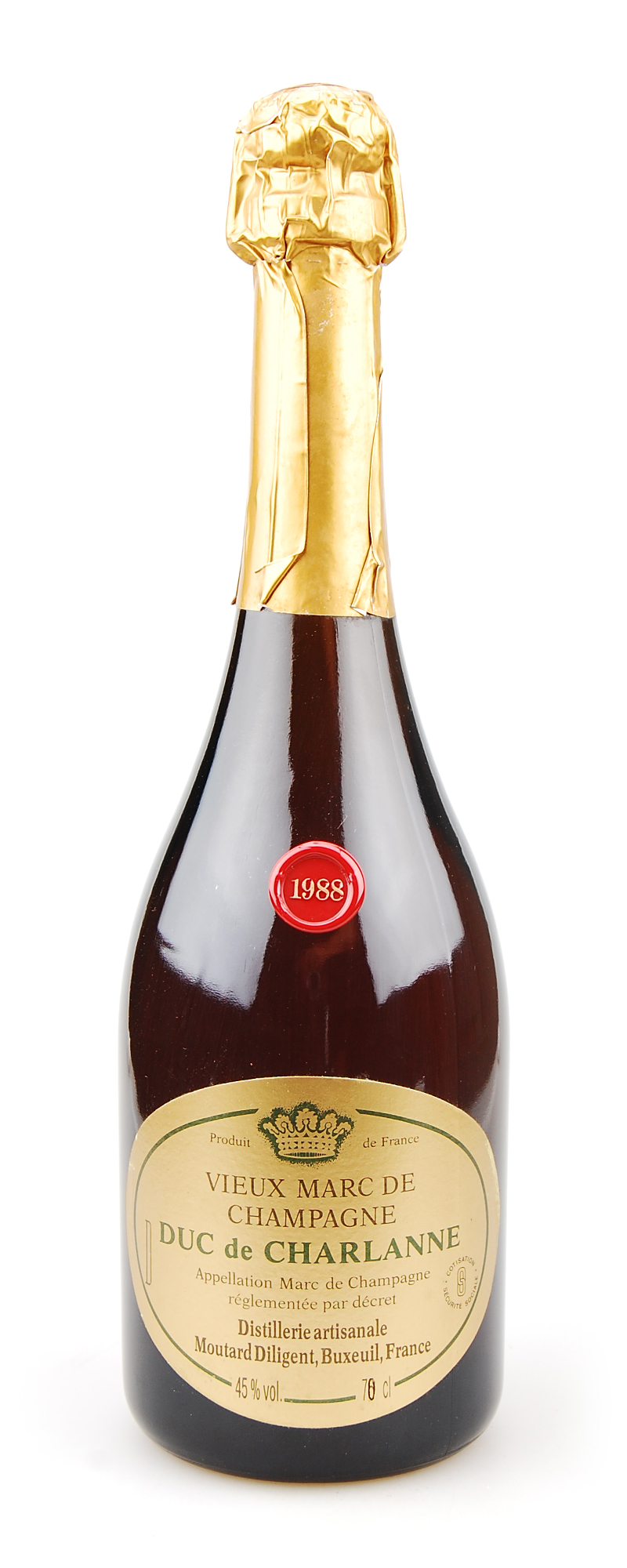 Marc de Champagne 1988 Duc de Charlanne