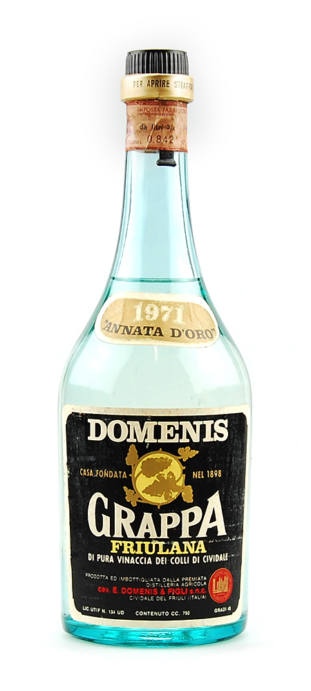 Grappa 1971 Friulana Domenis