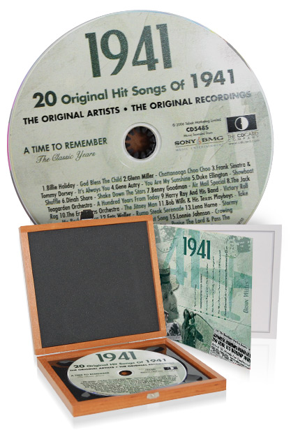 CD 1941 Musik-Hits in Luxusbox