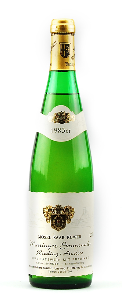 Wein 1983 Maringer Sonnenuhr Auslese