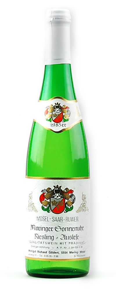 Wein 1985 Maringer Sonnenuhr Auslese