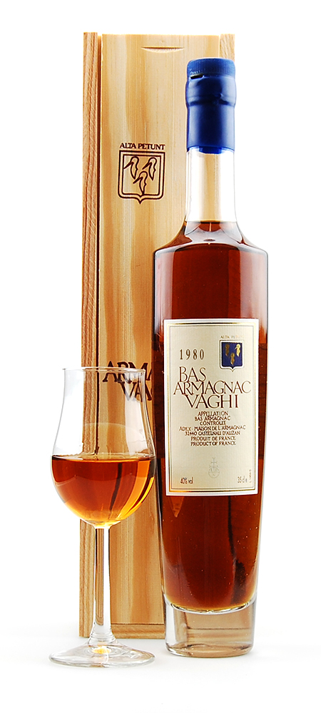 Armagnac 1980 Bas-Armagnac Vaghi des Hauses Sigognac