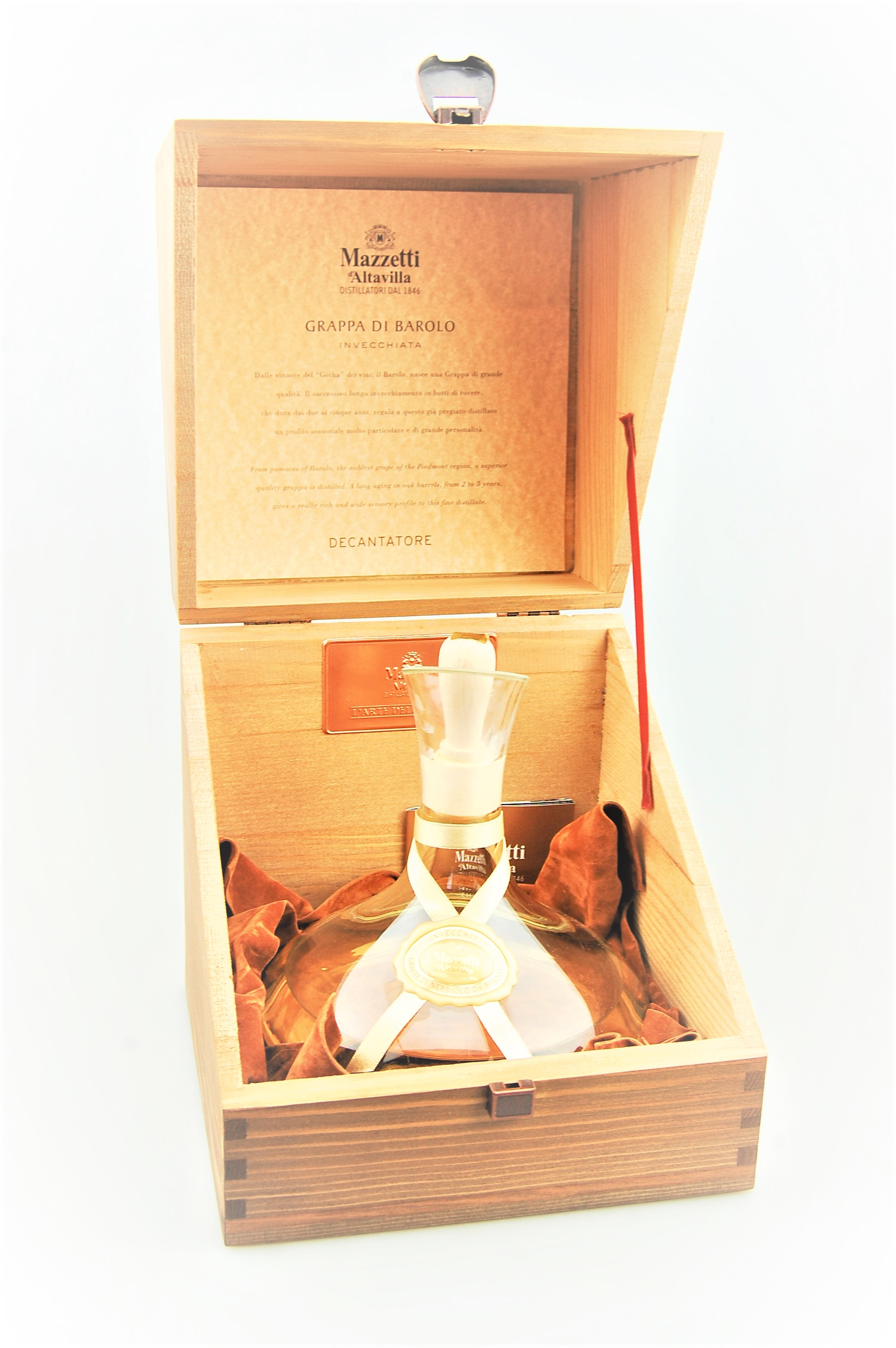 Grappa di Nebbiolo da Barolo invecchiata Mazzetti