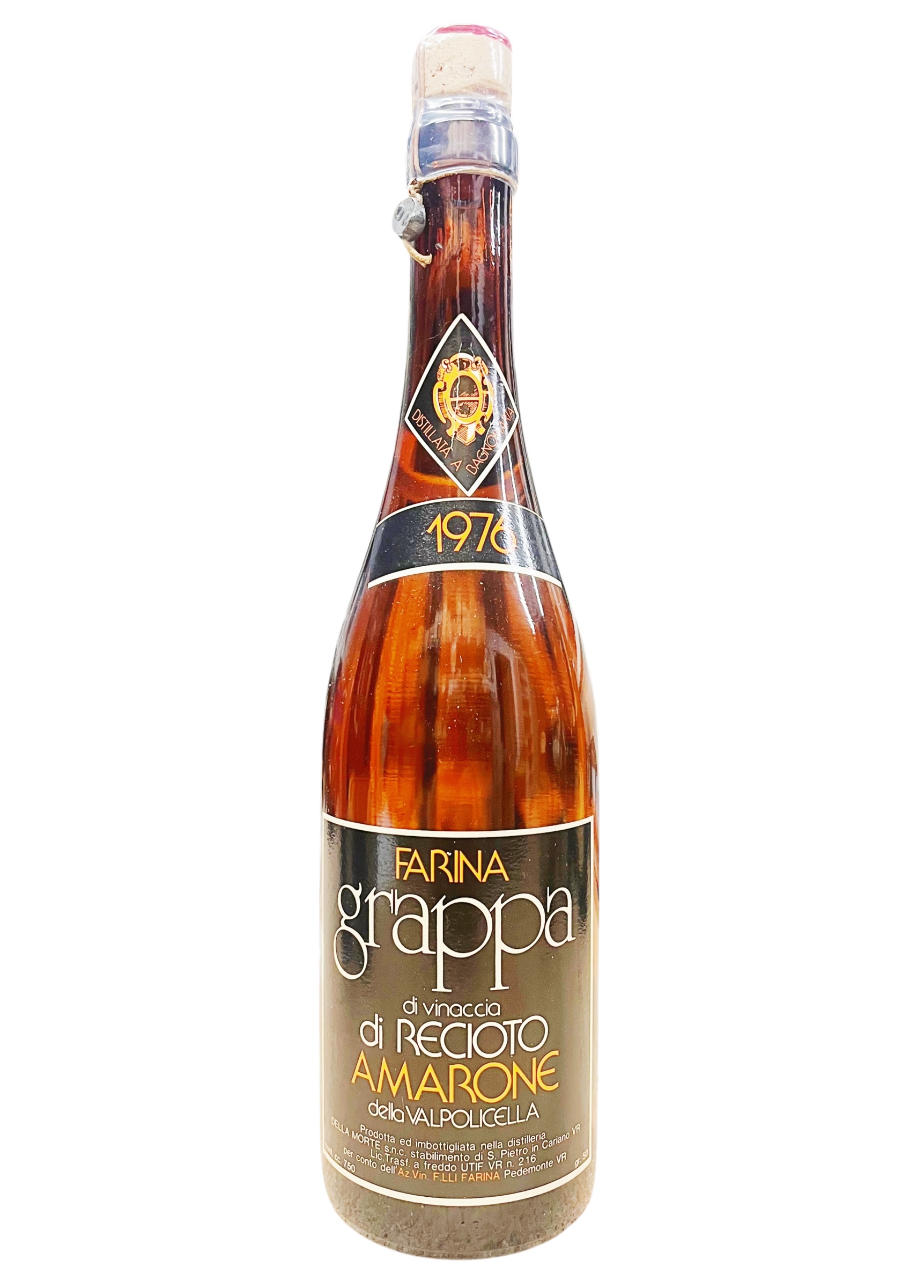 Grappa 1976 di Vinaccia di Recioto Amarone Farina