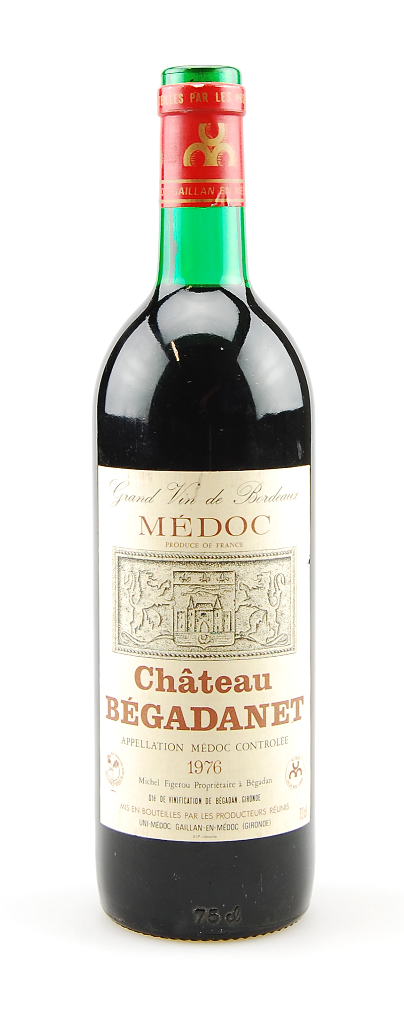 Wein 1976 Chateau Begadanet Grand Vin de Bordeaux