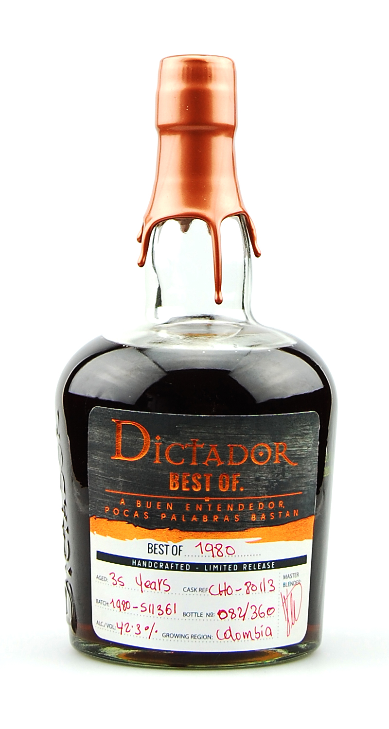 Rum 1980 Dictador Vintage Single Cask 35 Jahre