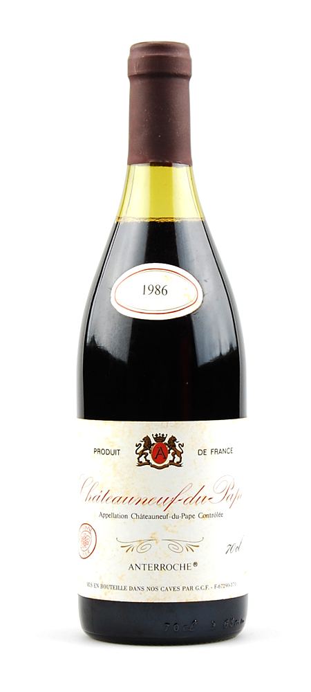 Wein 1986 Chateauneuf du Pape Anterroche