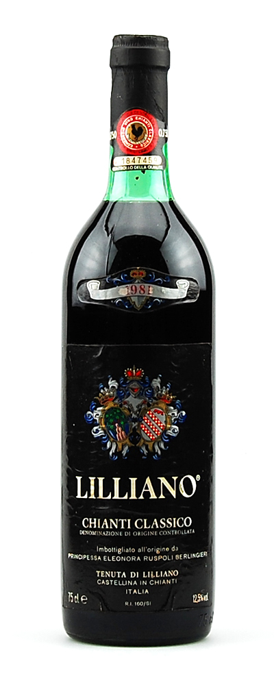 Wein 1981 Chianti Classico Tenuta di Lilliano