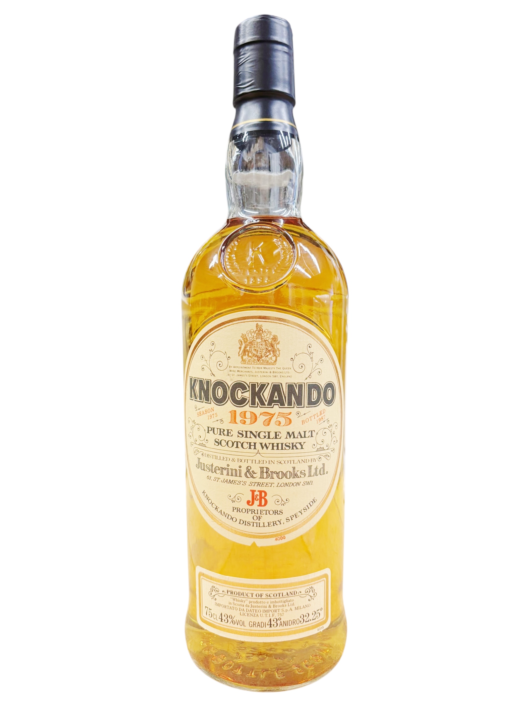 Whisky 1975 Knockando Pure Single Malt Scotch Whisky