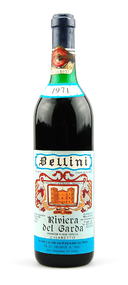 Wein 1971 Chiaretto Riviera del Garda