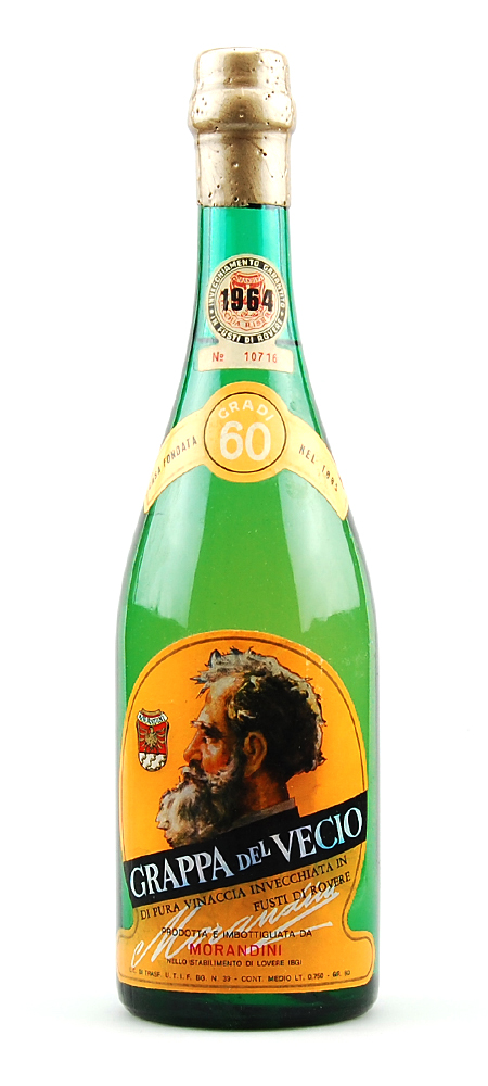 Grappa 1964 del Vecio INVECCHIATA Morandini