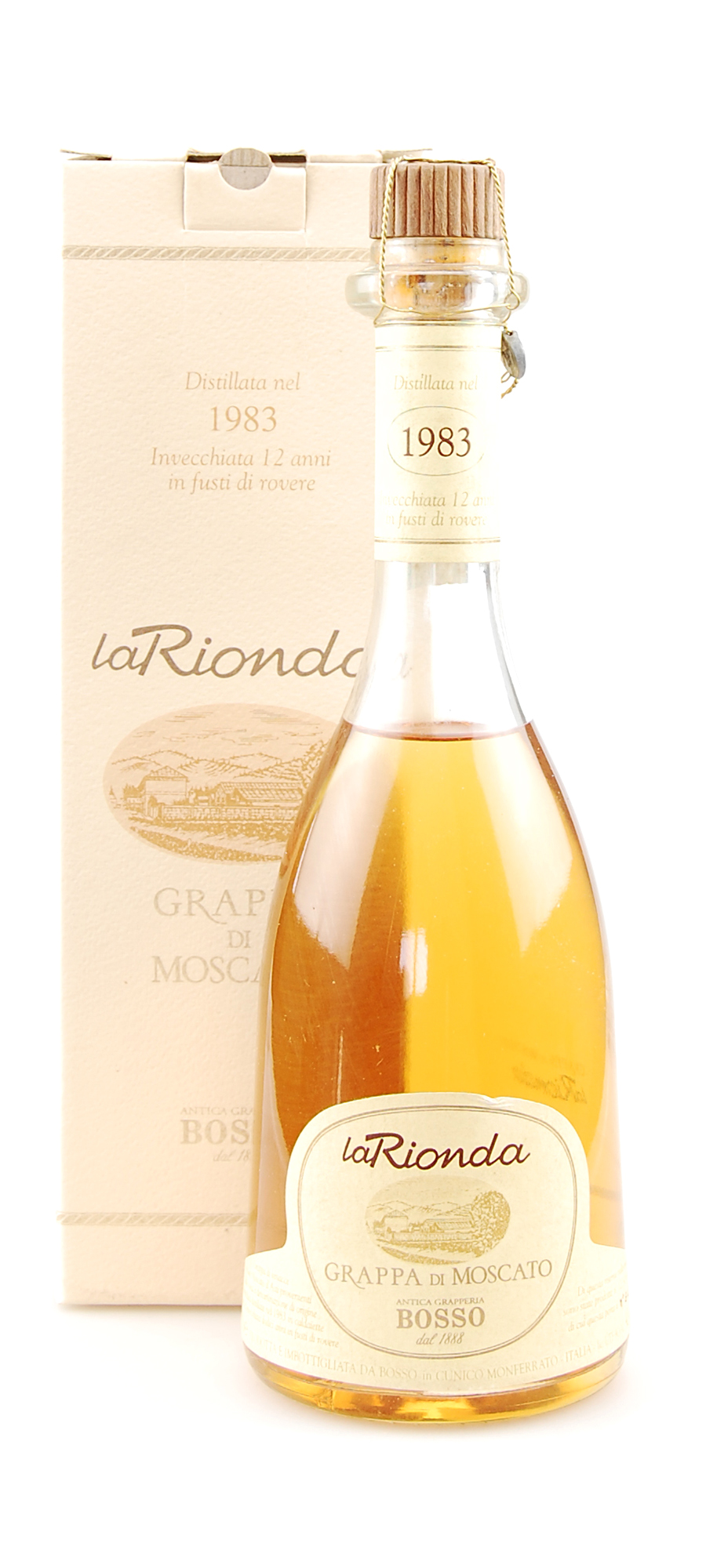 Grappa 1983 di Moscato Riserva Numerata Bosso