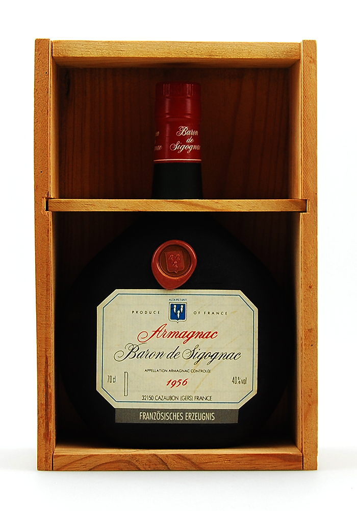 Armagnac 1956 Armagnac Baron de Sigognac